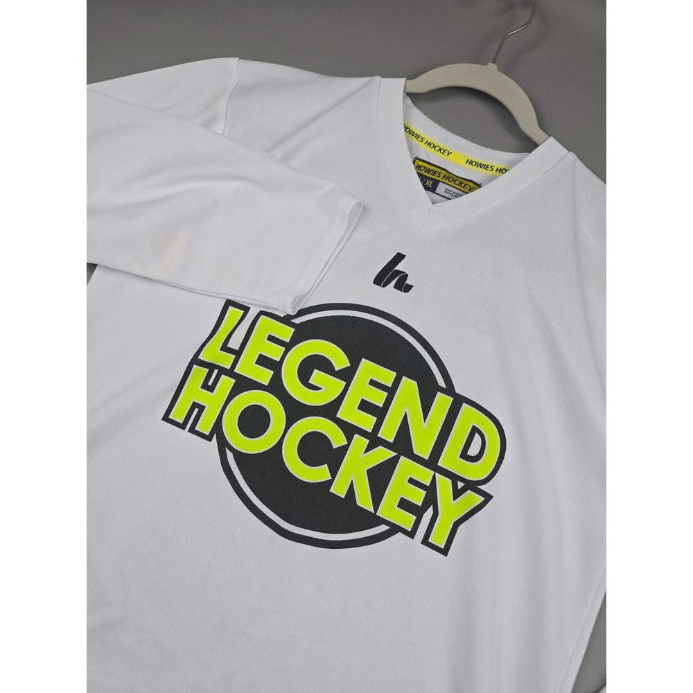 Howies Hockey Legend Hockey Practice Jersey White Youth L/XL Sanford Orthopedics